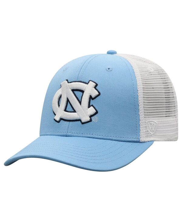 【送料無料】 トップオブザワールド メンズ 帽子 アクセサリー Men's Carolina Blue White North Carolina Tar Heels Trucker Snapback Hat Carolina Blue White