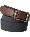 【送料無料】 ランズエンド メンズ ベルト アクセサリー Men's Big & Tall Elastic Surcingle Belt Black
