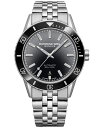 yz Ch EB Y rv ANZT[ Men's Swiss Automatic Freelancer Diver Stainless Steel Bracelet Watch 43mm Black