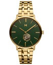 yz GuCGeB[ Y rv ANZT[ Men's Legacy Slim Automatic Gold-Tone Stainless Steel Watch 42mm Gold