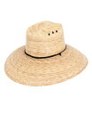 ピーターグリム 【送料無料】 ピーターグリム メンズ 帽子 アクセサリー Huron Straw Lifeguard Hat Natural