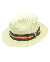 ピーターグリム 【送料無料】 ピーターグリム メンズ 帽子 アクセサリー Reginald Colorful Band Fedora Hat Ivory