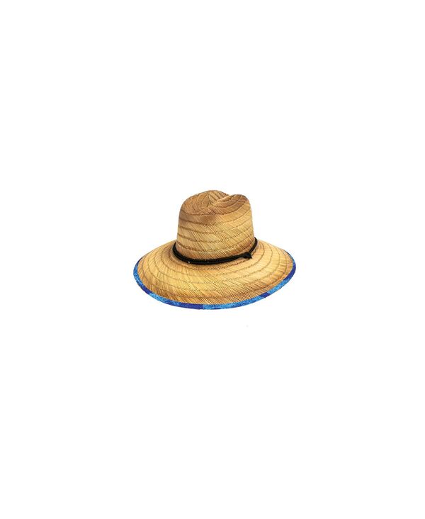 ピーターグリム 【送料無料】 ピーターグリム メンズ 帽子 アクセサリー Sea school Straw Lifeguard Hat Tea stain