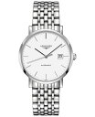 yz W Y rv ANZT[ Men's Swiss Automatic The Longines Elegant Collection Stainless Steel Bracelet Watch 39mm L49104126 No Color