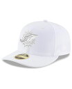 【送料無料】 ニューエラ メンズ 帽子 アクセサリー Men 039 s Miami Dolphins White on White Low Profile 59FIFTY Fitted Hat White