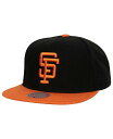 ミッチェル＆ネス 【送料無料】 ミッチェル&ネス メンズ 帽子 アクセサリー Men's Black San Francisco Giants Cooperstown Collection Evergreen Snapback Hat Black