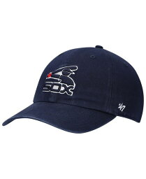 【送料無料】 47ブランド メンズ 帽子 アクセサリー Men's Navy Chicago White Sox 1983 Logo Cooperstown Collection Clean Up Adjustable Hat Navy