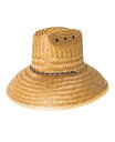 ピーターグリム 【送料無料】 ピーターグリム メンズ 帽子 アクセサリー Hasselhoff Straw Lifeguard Hat Natural