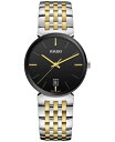 yz h Y rv ANZT[ Florence Men's Black Stainless Steel Bracelet Watch 38mm Black