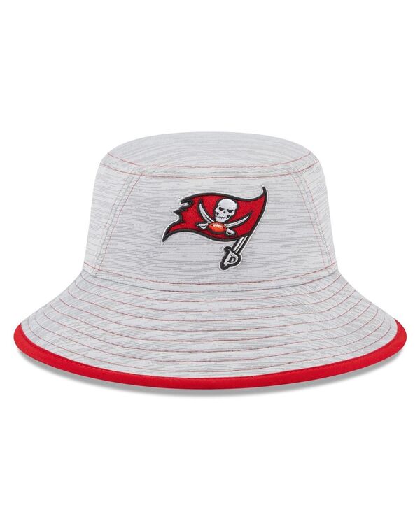 ニューエラ メンズ アクセサリー 帽子 New Era Men's Gray Tampa Bay Buccaneers Game Bucket Hat Gray グレー(4)