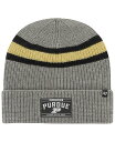 yz 47uh Y Xq ANZT[ Men's Charcoal Purdue Boilermakers Penobscot Cuffed Knit Hat Charcoal