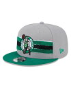 【送料無料】 ニューエラ メンズ 帽子 アクセサリー Men's Gray Boston Celtics Chenille Band 9FIFTY Snapback Hat Gray