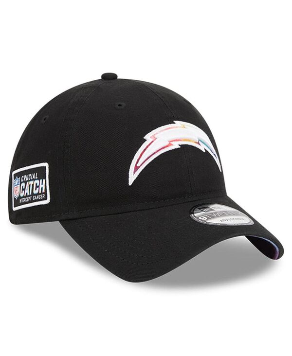 ̵ ˥塼  ˹ ꡼ Men's Black Los Angeles Chargers 2023 NFL Crucial Catch 9TWENTY Adjustable Hat Black