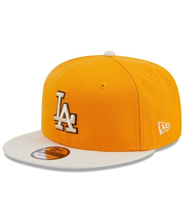  ニューエラ メンズ 帽子 アクセサリー Men's Gold Los Angeles Dodgers Tiramisu 9FIFTY Snapback Hat Gold