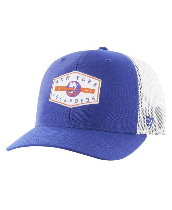 47 ブランド メンズ アクセサリー 帽子 '47 Brand Men's Royal New York Islanders Convoy Trucker Adjustable Hat Royal