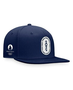 【送料無料】 ファナティクス メンズ 帽子 アクセサリー Men's Navy Paris 2024 Summer Olympics Snapback Hat Navy