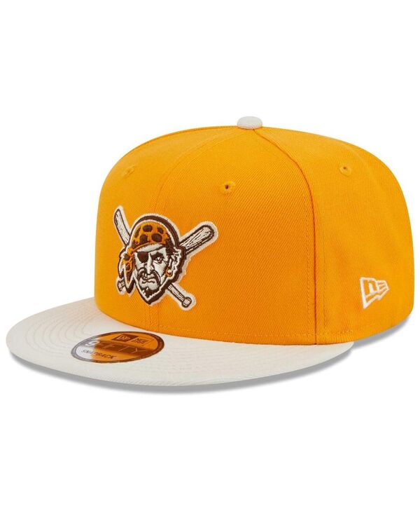  ニューエラ メンズ 帽子 アクセサリー Men's Gold Pittsburgh Pirates Tiramisu 9FIFTY Snapback Hat Gold