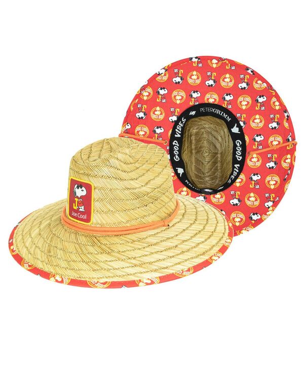 ピーターグリム 【送料無料】 ピーターグリム メンズ 帽子 アクセサリー Joe Cool Peanuts Lifeguard Hat Natural