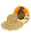 ピーターグリム 【送料無料】 ピーターグリム メンズ 帽子 アクセサリー Beach Bum Straw Lifeguard Hat Natural