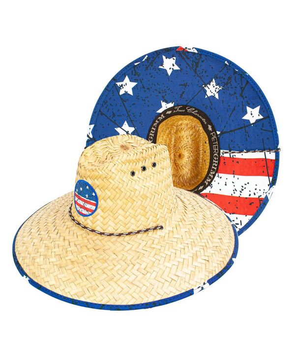 ピーターグリム 【送料無料】 ピーターグリム メンズ 帽子 アクセサリー Americano Straw Lifeguard Hat Natural