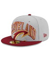 【送料無料】 ニューエラ メンズ 帽子 アクセサリー Men's Gray Wine Cleveland Cavaliers Tip-Off Two-Tone ...