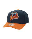 ミッチェル＆ネス 【送料無料】 ミッチェル&ネス メンズ 帽子 アクセサリー Men's Navy Orange Golden State Warriors Soul XL Logo Pro Crown Snapback Hat Navy Orange