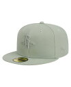 【送料無料】 ニューエラ メンズ 帽子 アクセサリー Men's Light Green Houston Rockets Sage Color Pack 59FIFTY Fitted Hat Light Green