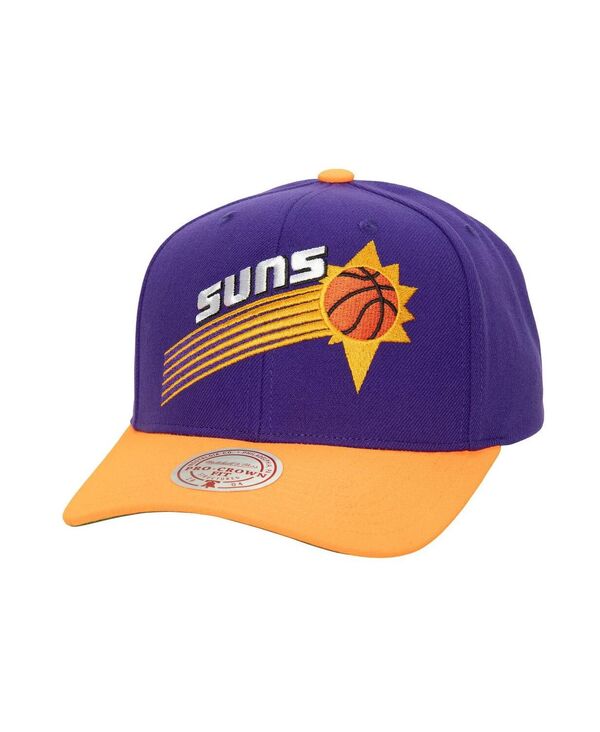 【送料無料】 ミッチェル&ネス メンズ 帽子 アクセサリー Men's Purple Orange Phoenix Suns Soul XL Logo Pro Crown Snapback Hat Purple Orange