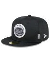 yz j[G Y Xq ANZT[ Men's Black New York Mets 2024 Clubhouse 59FIFTY Fitted Hat Black