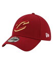 【送料無料】 ニューエラ メンズ 帽子 アクセサリー Men's Wine Cleveland Cavaliers Logo 39THIRTY Flex Hat...