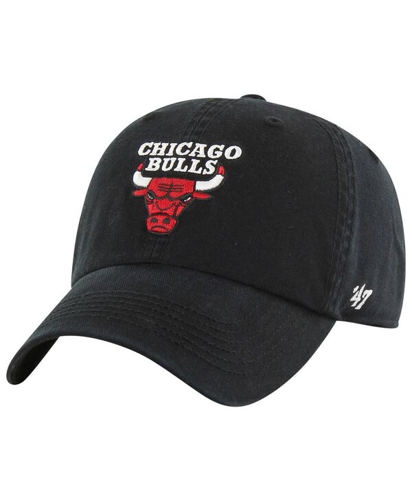 【送料無料】 47ブランド メンズ 帽子 アクセサリー Men's Black Chicago Bulls Classic Franchise Fitted Hat Black