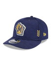 yz j[G Y Xq ANZT[ Men's Navy Milwaukee Brewers 2024 Clubhouse Low Profile 59FIFTY Fitted Hat Navy