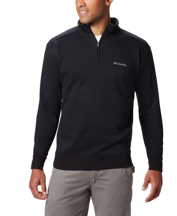 【送料無料】 コロンビア メンズ パーカー・スウェット アウター Men's Hart Mountain II Quarter-Zip Fleece Sweatshirt Black