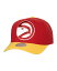 【送料無料】 ミッチェル&ネス メンズ 帽子 アクセサリー Men's Red Yellow Atlanta Hawks Soul XL Logo Pro Crown Snapback Hat Red Yellow