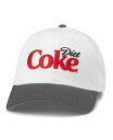 楽天ReVida 楽天市場店【送料無料】 アメリカンニードル メンズ 帽子 アクセサリー Men's and Women's White Charcoal Diet Coke Ballpark Adjustable Hat White Charcoal