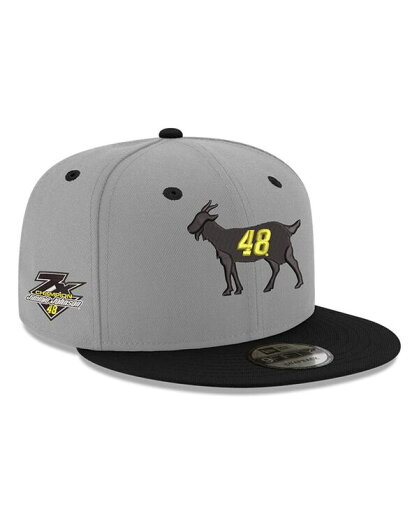 【送料無料】 ニューエラ メンズ 帽子 アクセサリー Men's Gray Black Jimmie Johnson GOAT 9FIFTY Adjustable Snapback Hat Gray 【送料無料】 ニューエラ メンズ 帽子 アクセサリー Men's Gray Black Jimmie Johnson GOAT 9FIFTY Adjustable Snapback Hat Gray