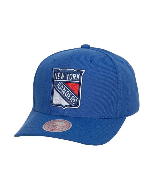 ミッチェル＆ネス 【送料無料】 ミッチェル&ネス メンズ 帽子 アクセサリー Men's Blue New York Rangers Team Ground Pro Adjustable Hat Blue