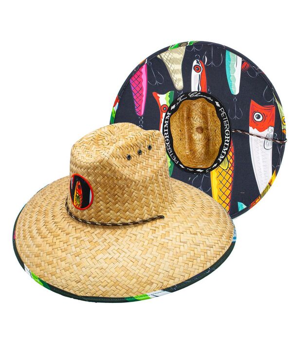 ピーターグリム 【送料無料】 ピーターグリム メンズ 帽子 アクセサリー Lures Straw Lifeguard Hat Natural