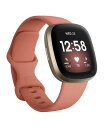 Fitbit バーサ 3 【送料無料】 フィットビット メンズ 腕時計 アクセサリー Versa 3 Pink Clay Strap Smart Watch 39mm Pink Clay And Soft Gold