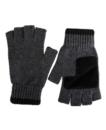 【送料無料】 リーバイス メンズ 手袋 アクセサリー Men's Classic Fingerless Marled Knit Gloves Dark Gray