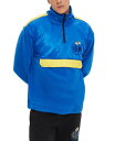 【送料無料】 ヒューゴボス メンズ パーカー・スウェット アウター Men's BOSS x Los Angeles Rams NFL Zip-Neck Sweatshirt Bright Blue