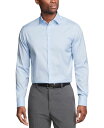 カルバン・クライン 【送料無料】 カルバンクライン メンズ シャツ トップス Men's Refined Cotton Stretch Regular Fit Dress Shirt Blue