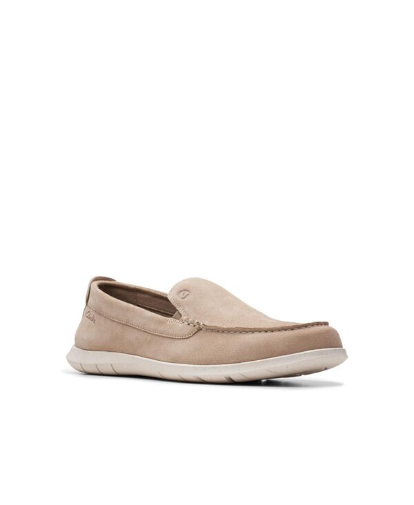 【送料無料】 クラークス メンズ スリッポン・ローファー シューズ Men's Collection Flexway Step Slip On Shoes Sand Suede