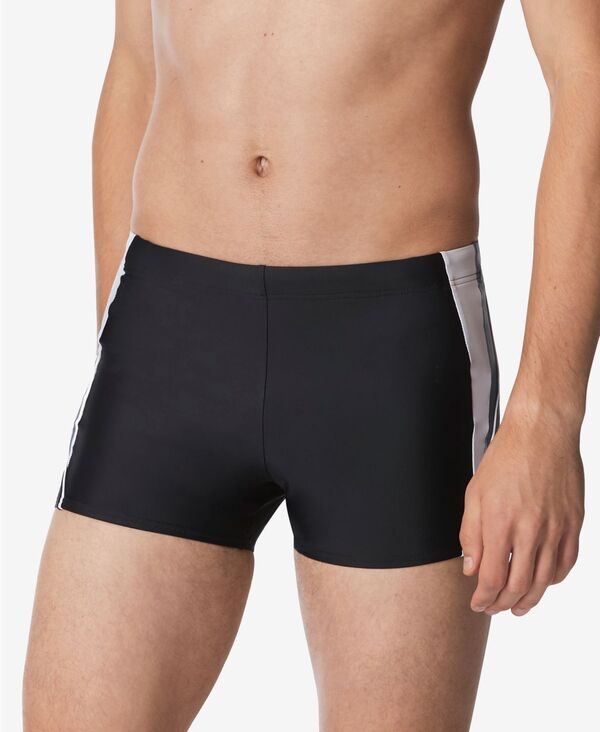 【送料無料】 スピード メンズ ハーフパンツ・ショーツ 水着 Men's Fitness Splice Stretch UPF 50+ Swim Trunks Black/black