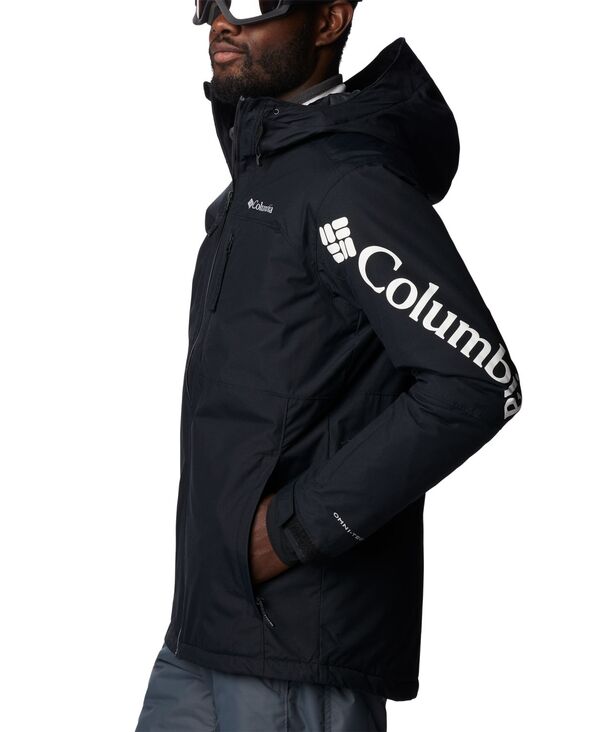  コロンビア メンズ ジャケット・ブルゾン アウター Mens Timberturner II Jacket Black White Logo
