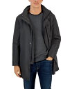 【送料無料】 カルバンクライン メンズ ジャケット・ブルゾン アウター Men's Slim-Fit Extreme Raincoat Charcoal