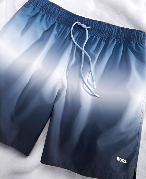 【送料無料】 ヒューゴボス メンズ ハーフパンツ・ショーツ 水着 BOSS by Hugo Boss Men's Color Gradient 5.9" Swim Trunks Medium Red