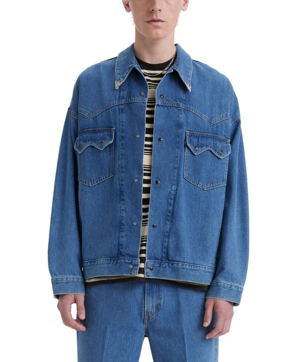 【送料無料】 リーバイス メンズ ジャケット ブルゾン アウター Men 039 s Denim Western Trucker Jacket This Is Familiar