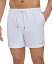 【送料無料】 カルバンクライン メンズ ハーフパンツ・ショーツ 水着 Men's Drawstring Logo 5" Swim Trunks White