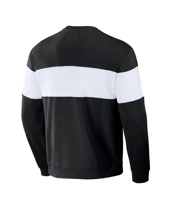 【送料無料】 ファナティクス メンズ パーカー・スウェット アウター Men's Darius Rucker Collection by Black San Francisco Giants Stripe Pullover Sweatshirt Black